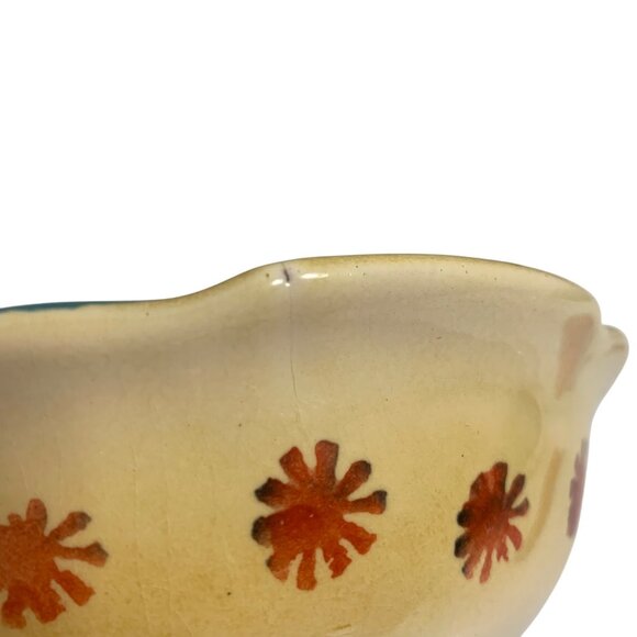Italica Ars Pottery Hand-Painted Fish-Shaped Bowl 6" Made In Italy - Picture 8 of 9